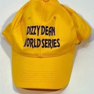 USED SPORTSMAN’S CAP/HAT WITH INSIGNIA DIZZY DEAN WORLD SERIES